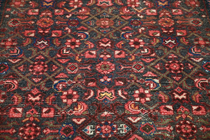 black Runner rug 4' 4" x 10' 6"