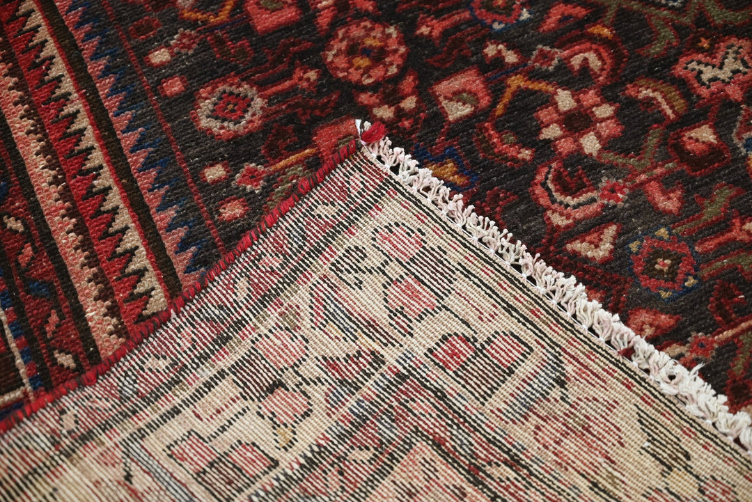 black Runner rug 4' 4" x 10' 6"