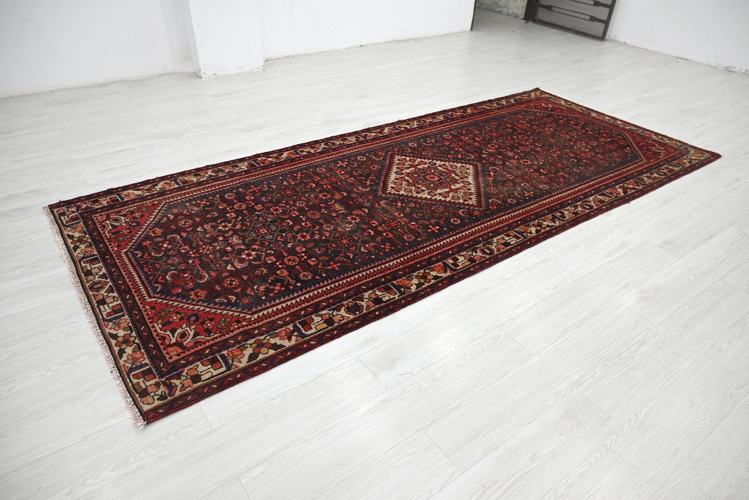 black Runner rug 4' 4" x 10' 6"