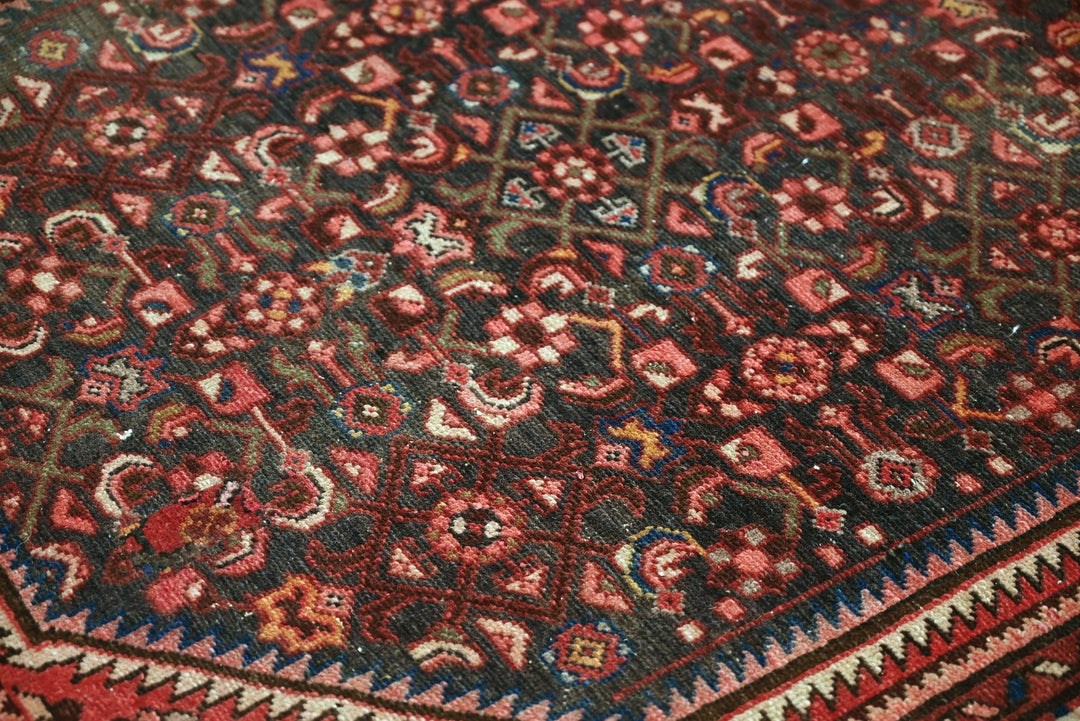 black Runner rug 4' 4" x 10' 6"