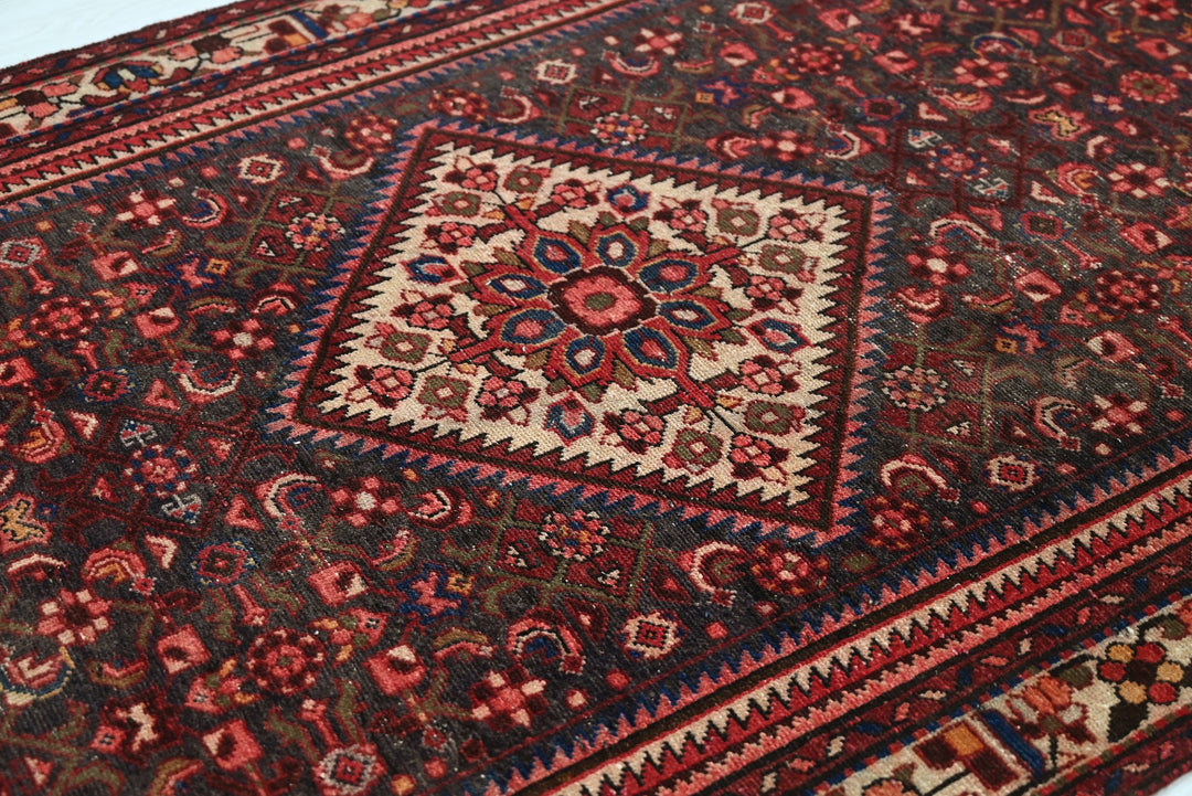 black Runner rug 4' 4" x 10' 6"