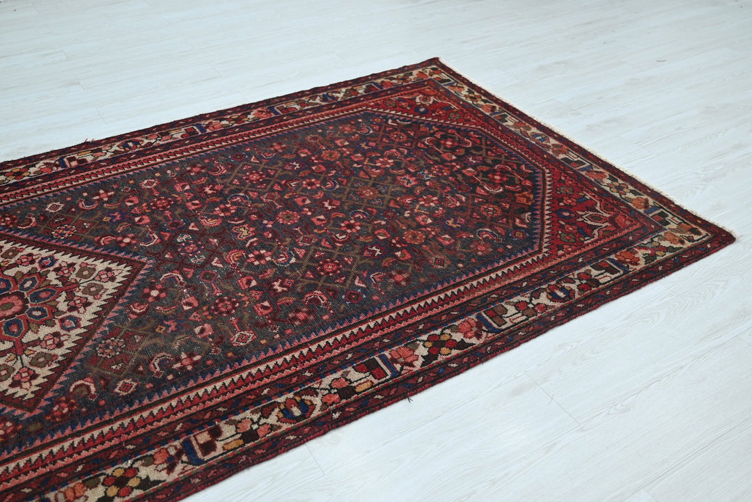 black Runner rug 4' 4" x 10' 6"