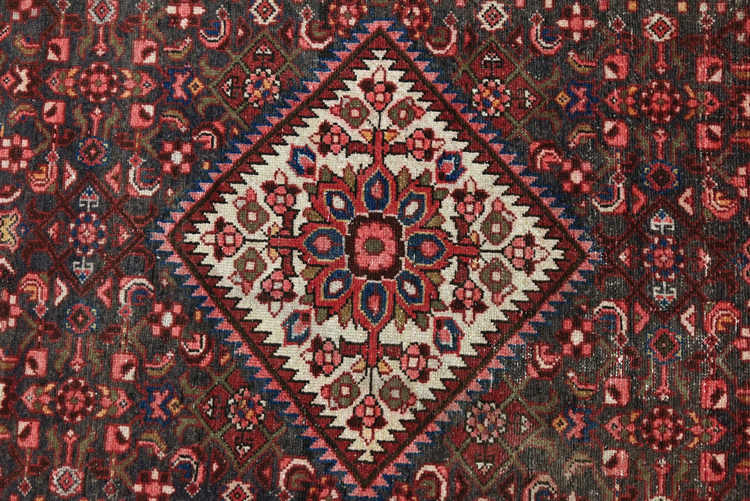 black Runner rug 4' 4" x 10' 6"