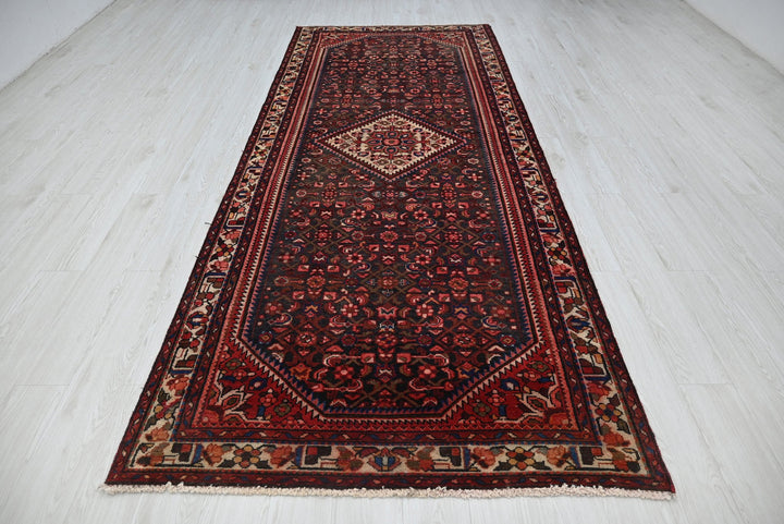 black Runner rug 4' 4" x 10' 6"