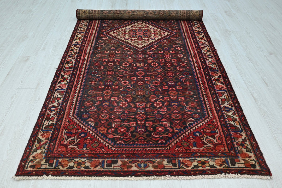 black Runner rug 4' 4" x 10' 6"