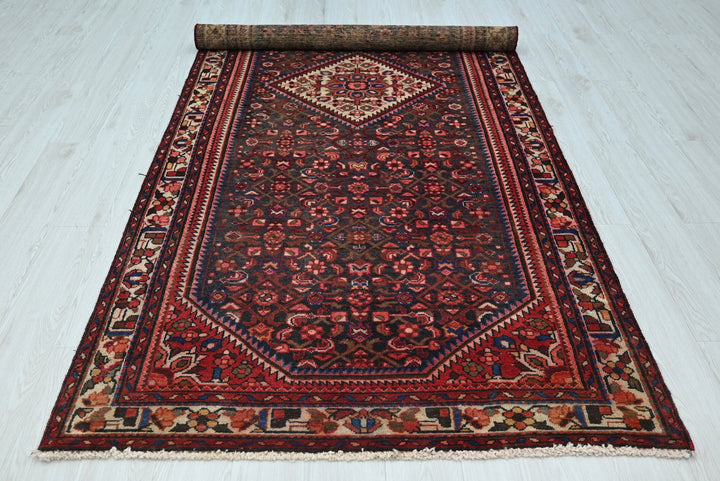 black Runner rug 4' 4" x 10' 6"