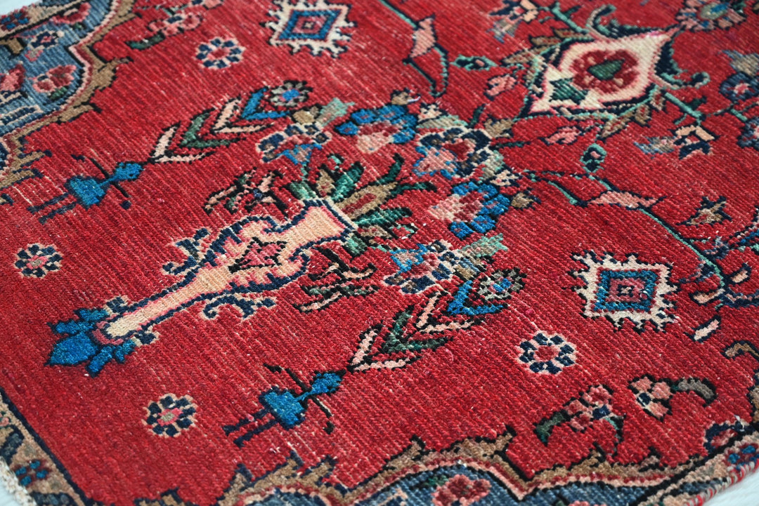 red Runner rug 2' 8" x 9' 0"