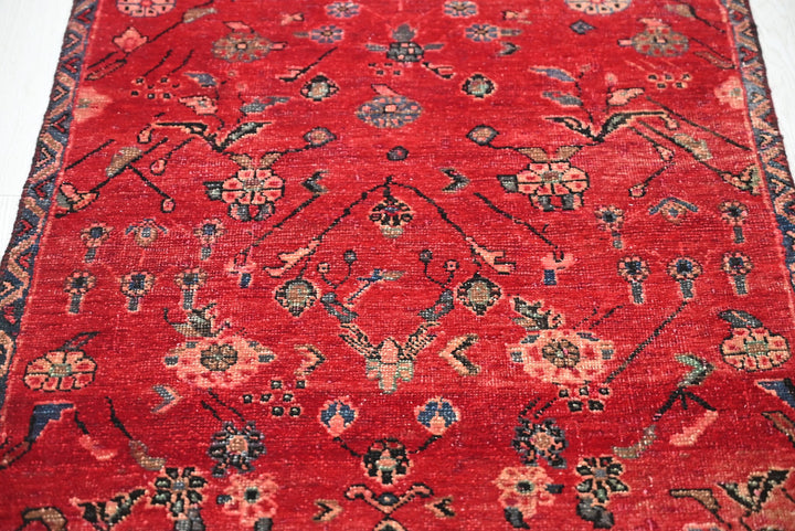 red Runner rug 2' 6" x 8' 10"