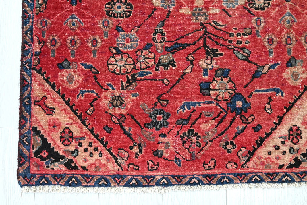 red Runner rug 2' 6" x 8' 10"