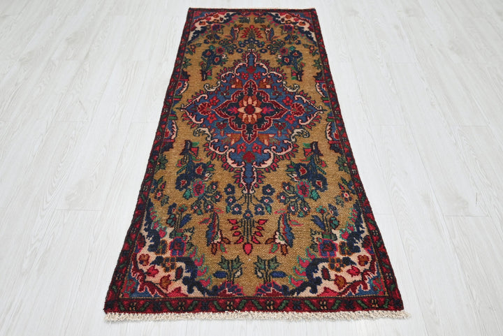 brown Runner rug 2' 4" x 5' 11"