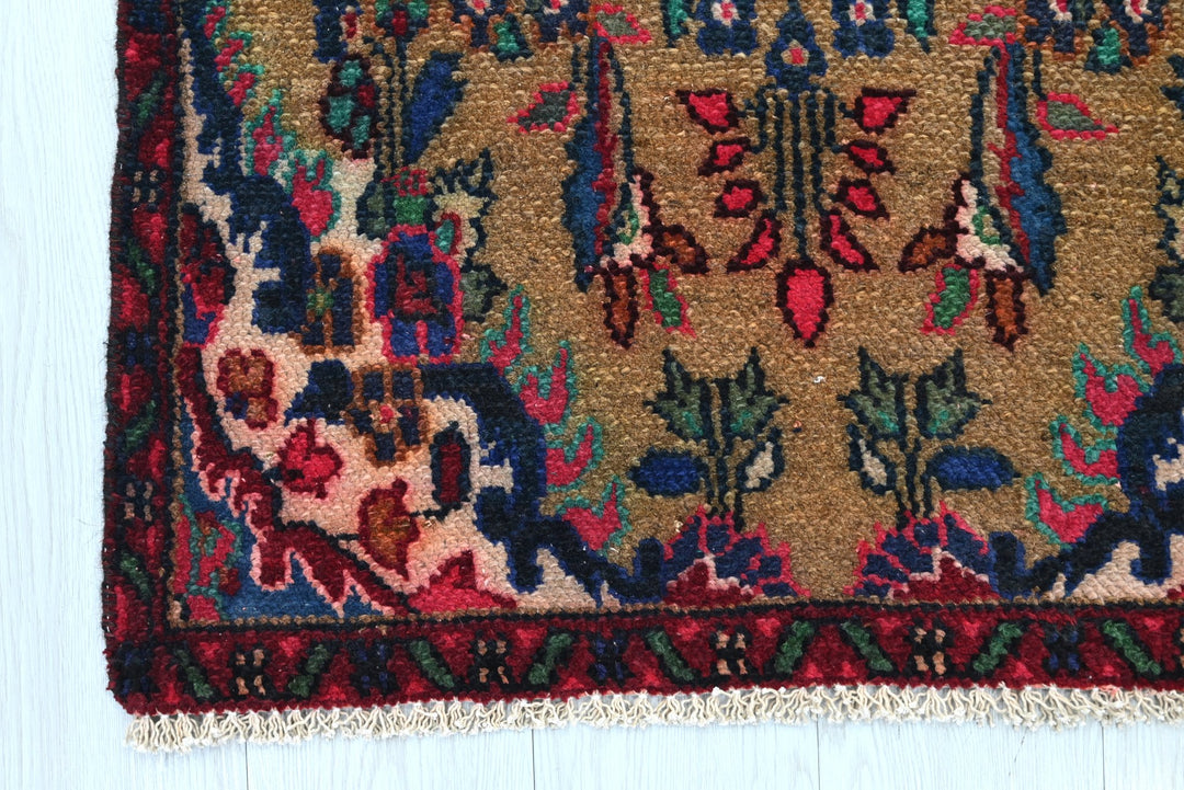 brown Runner rug 2' 4" x 5' 11"