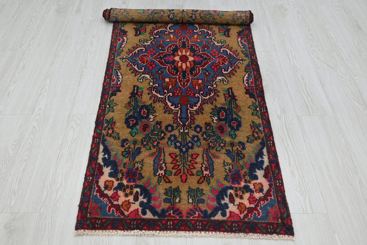 brown Runner rug 2' 4" x 5' 11"