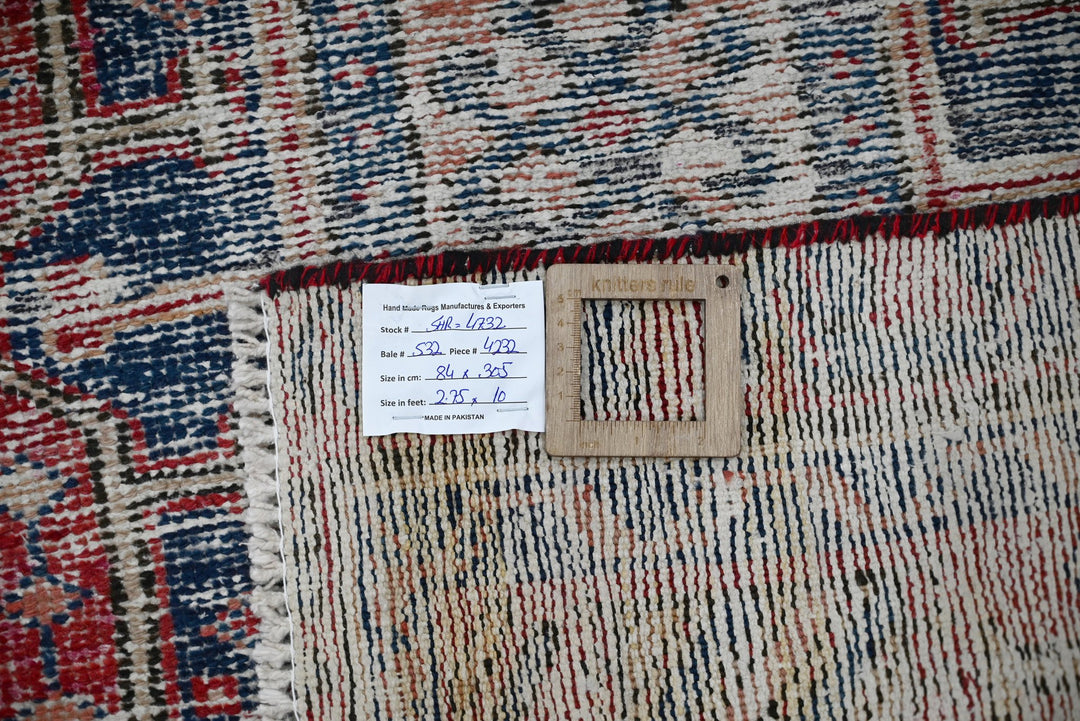 red Runner rug 2' 9" x 10' 0"