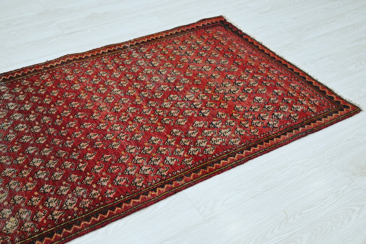 red Accent rug 2' 11" x 5' 11"