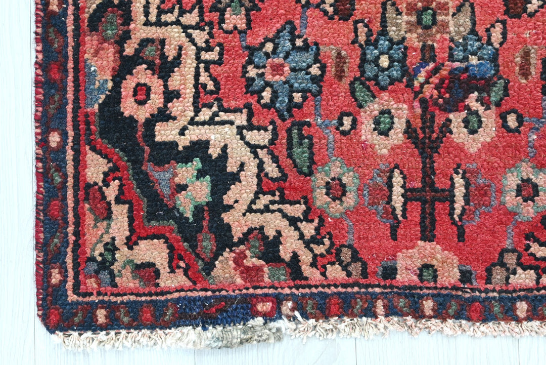 red Runner rug 2' 6" x 9' 0"