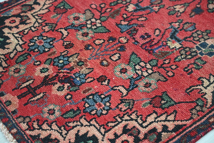 red Runner rug 2' 6" x 9' 0"