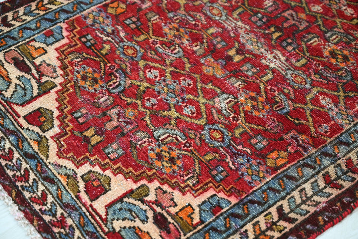 red Runner rug 2' 4" x 5' 7"