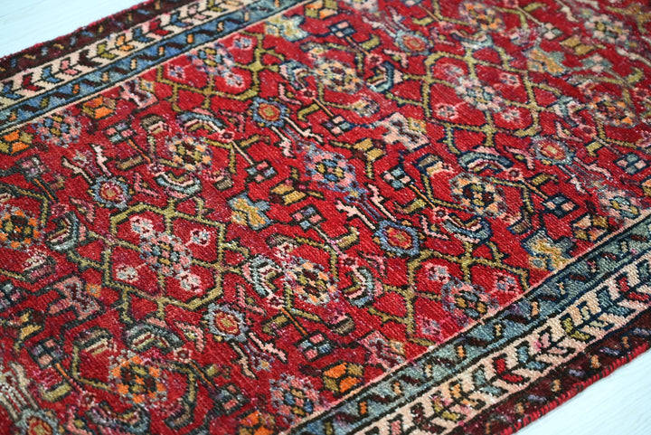 red Runner rug 2' 4" x 5' 7"