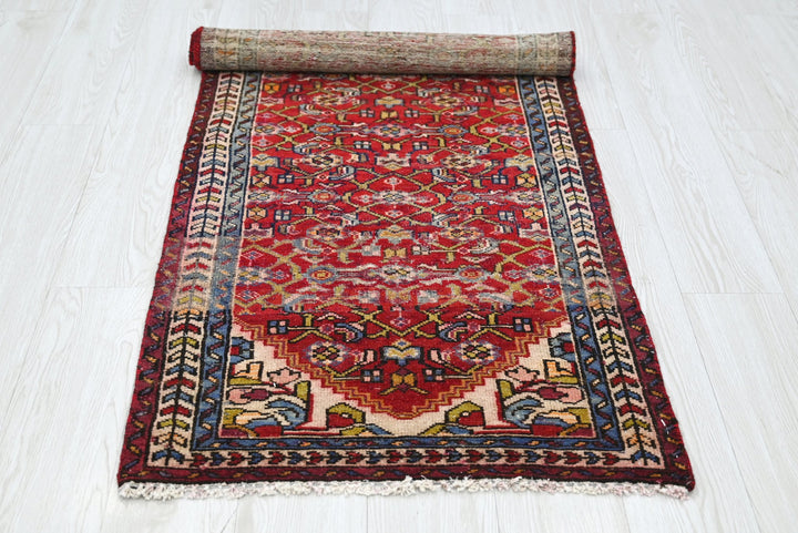 red Runner rug 2' 4" x 5' 7"
