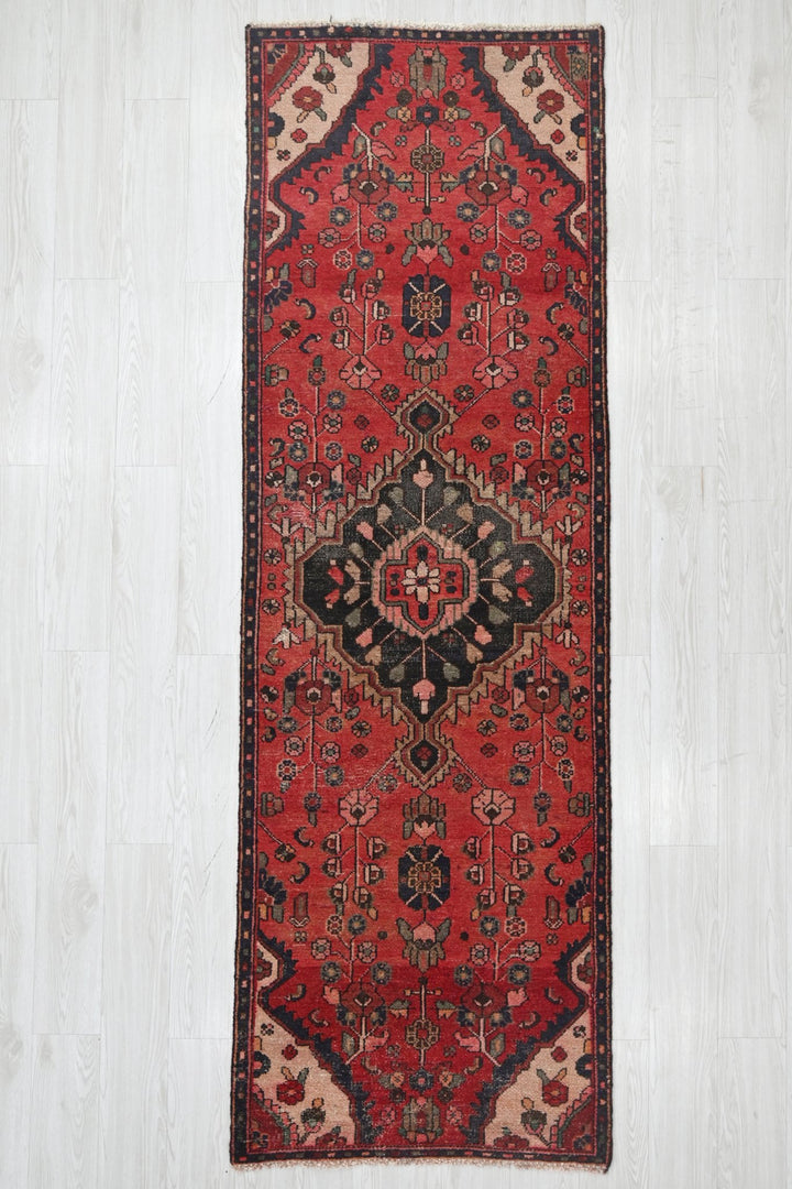 red Runner rug 2' 9" x 9' 0"