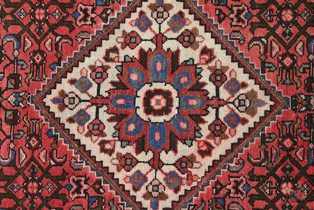 red Medium rug 3' 8" x 8' 2"