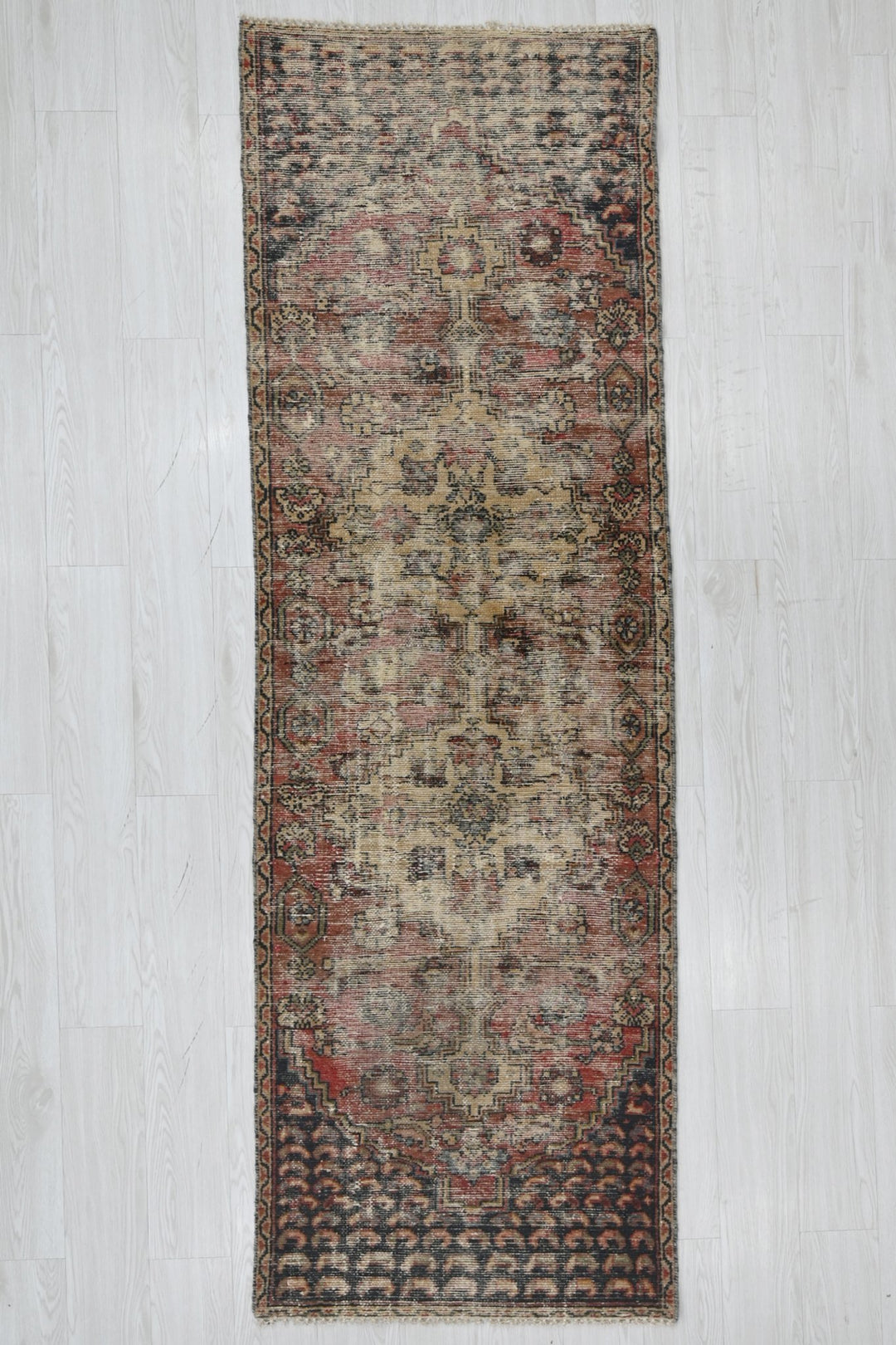 brown Runner rug 2' 7" x 8' 5"