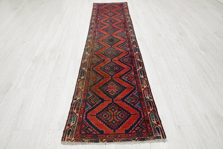 red Runner rug 2' 2" x 9' 5"
