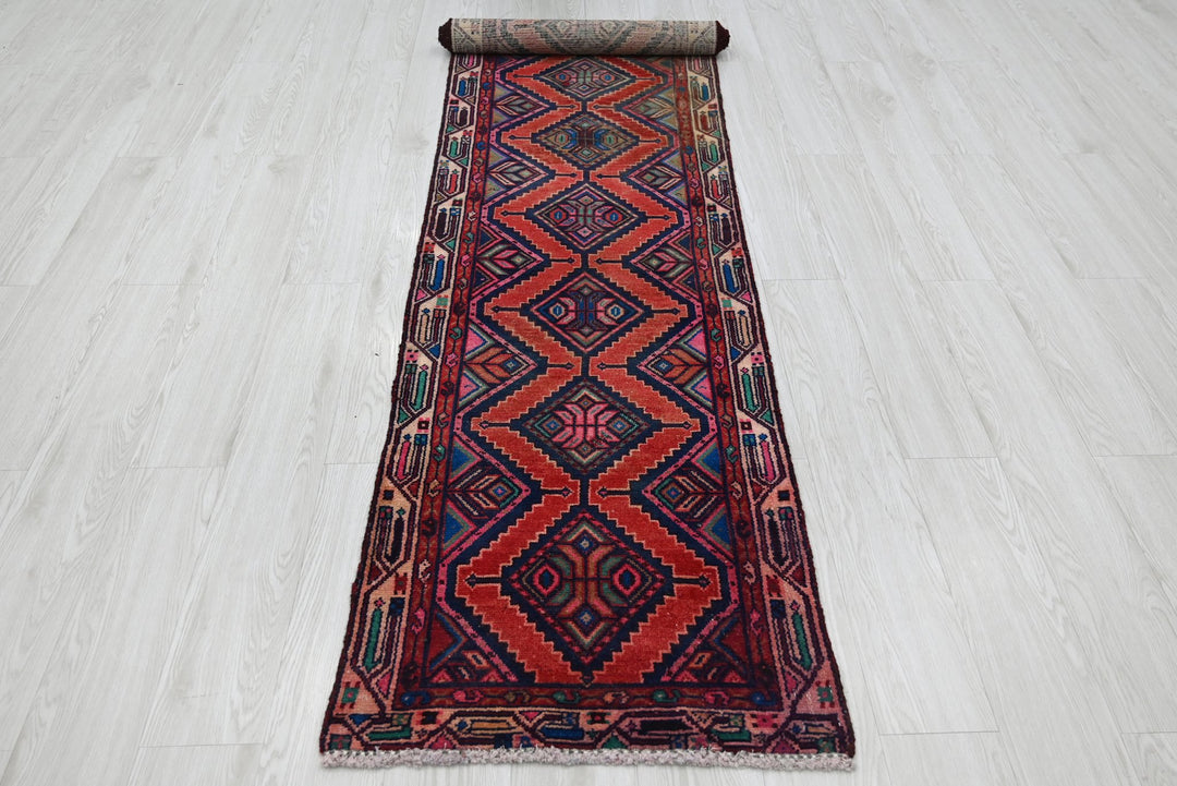 red Runner rug 2' 2" x 9' 5"