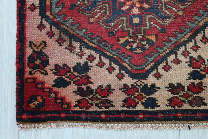 brown Runner rug 2' 2" x 9' 2"