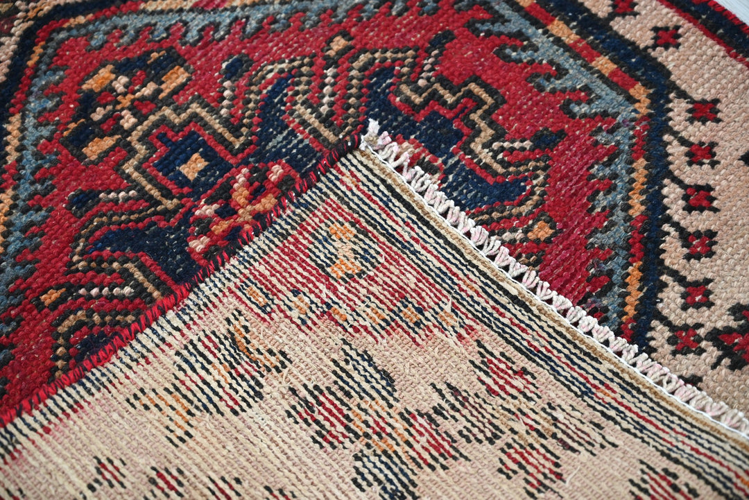 brown Runner rug 2' 2" x 9' 2"