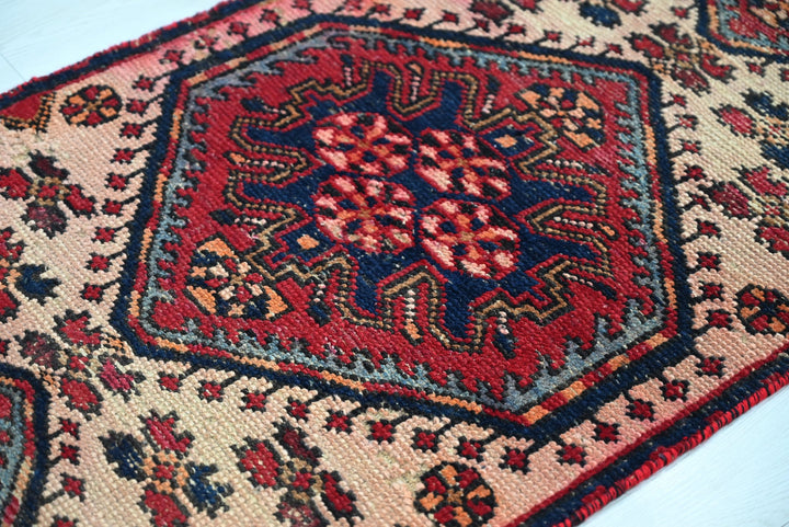 brown Runner rug 2' 2" x 9' 2"