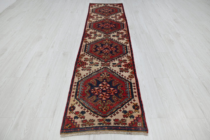 brown Runner rug 2' 2" x 9' 2"