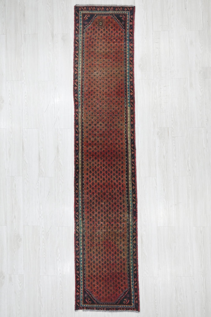 red Runner rug 1' 10" x 9' 4"