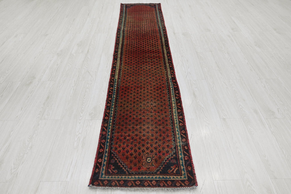red Runner rug 1' 10" x 9' 4"