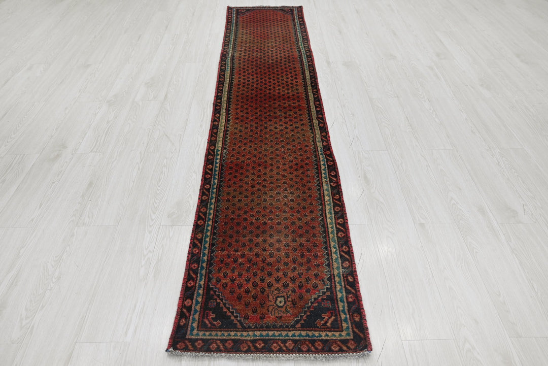 red Runner rug 1' 10" x 9' 4"