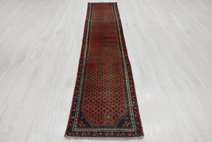 red Runner rug 1' 10" x 9' 4"