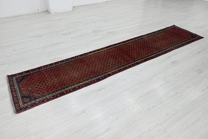 red Runner rug 1' 10" x 9' 4"