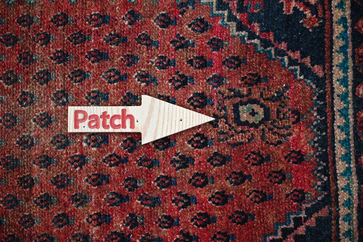 red Runner rug 1' 10" x 9' 4"