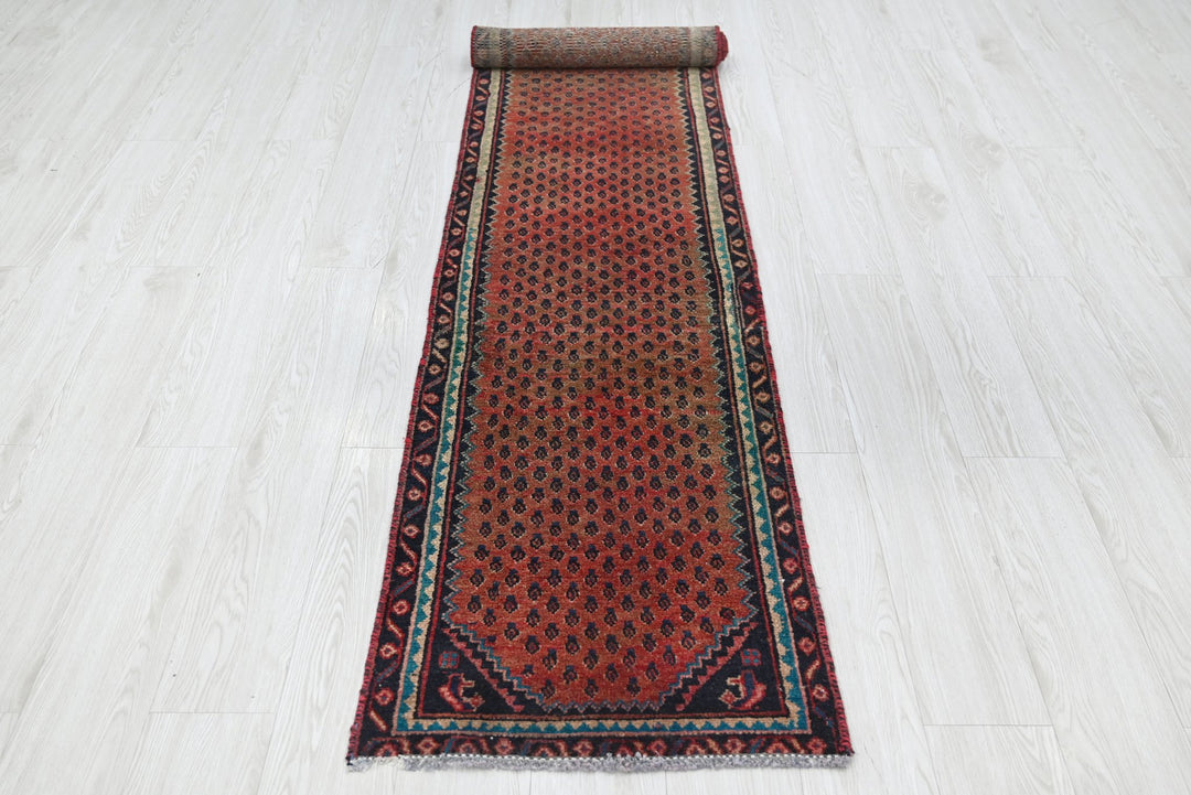 red Runner rug 1' 10" x 9' 4"