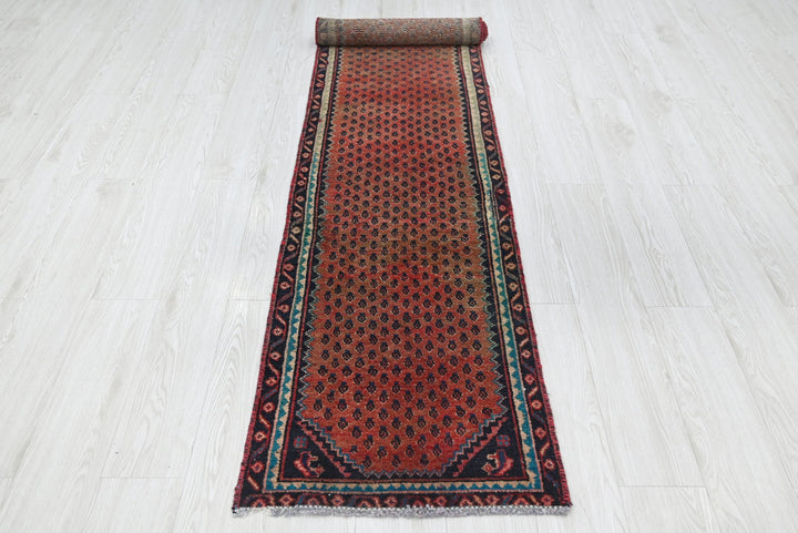 red Runner rug 1' 10" x 9' 4"