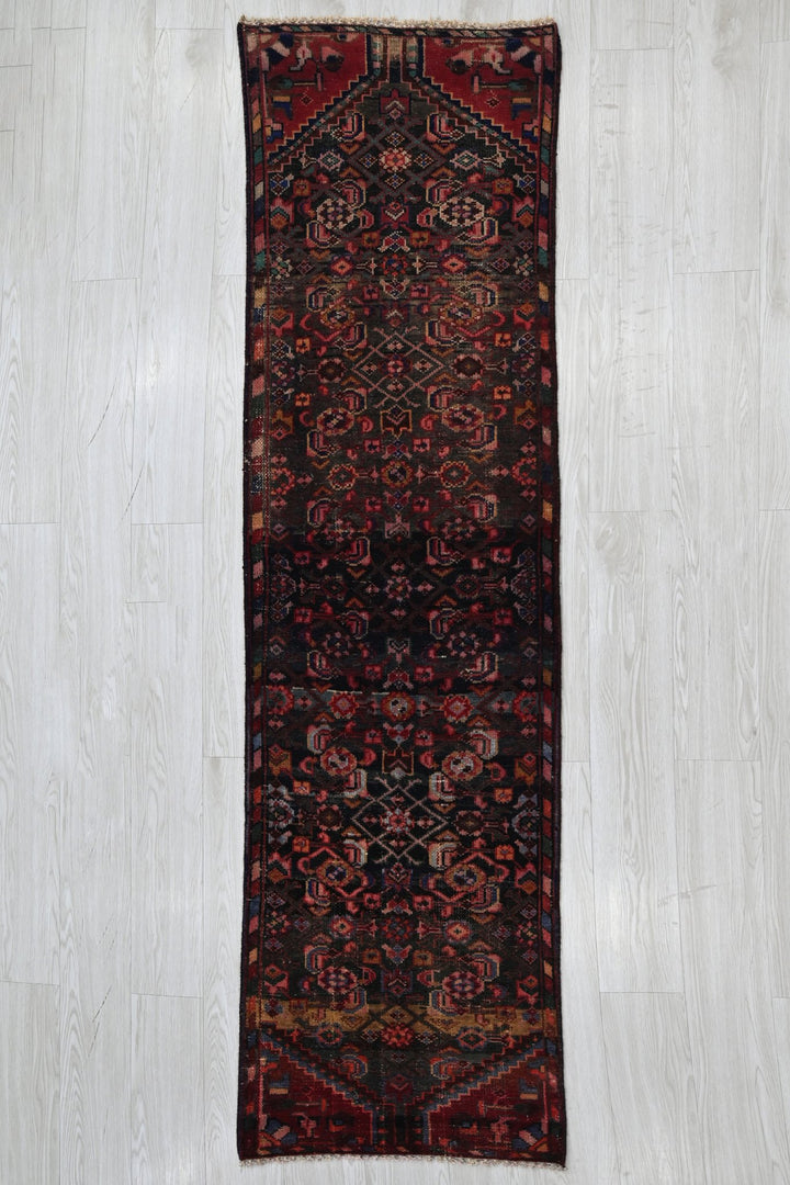 black Runner rug 2' 0" x 7' 1"