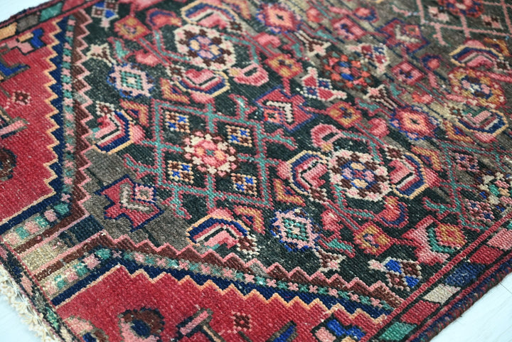 black Runner rug 2' 0" x 7' 1"