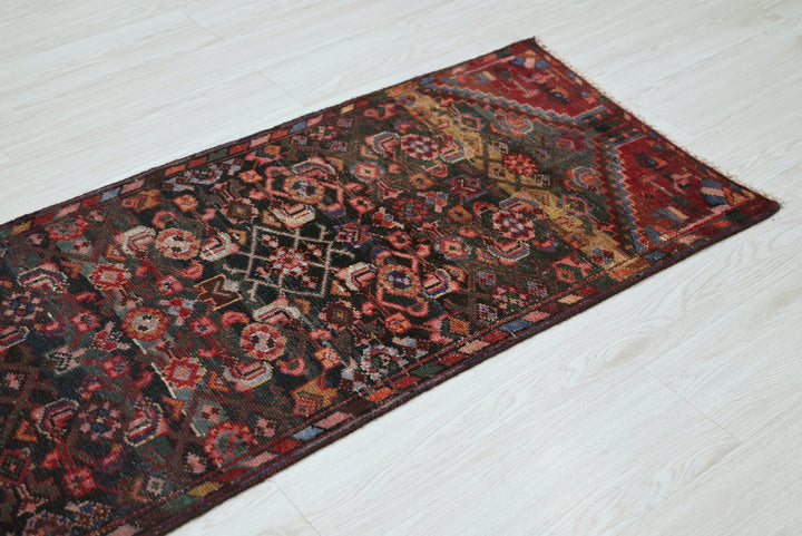black Runner rug 2' 0" x 7' 1"