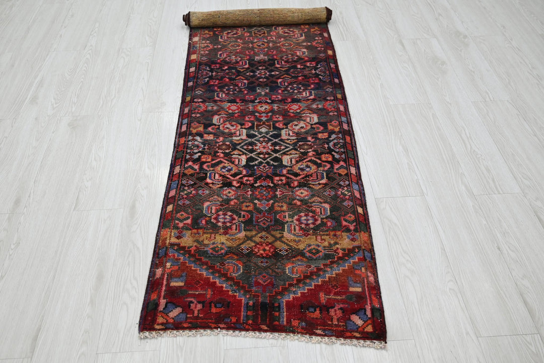 black Runner rug 2' 0" x 7' 1"