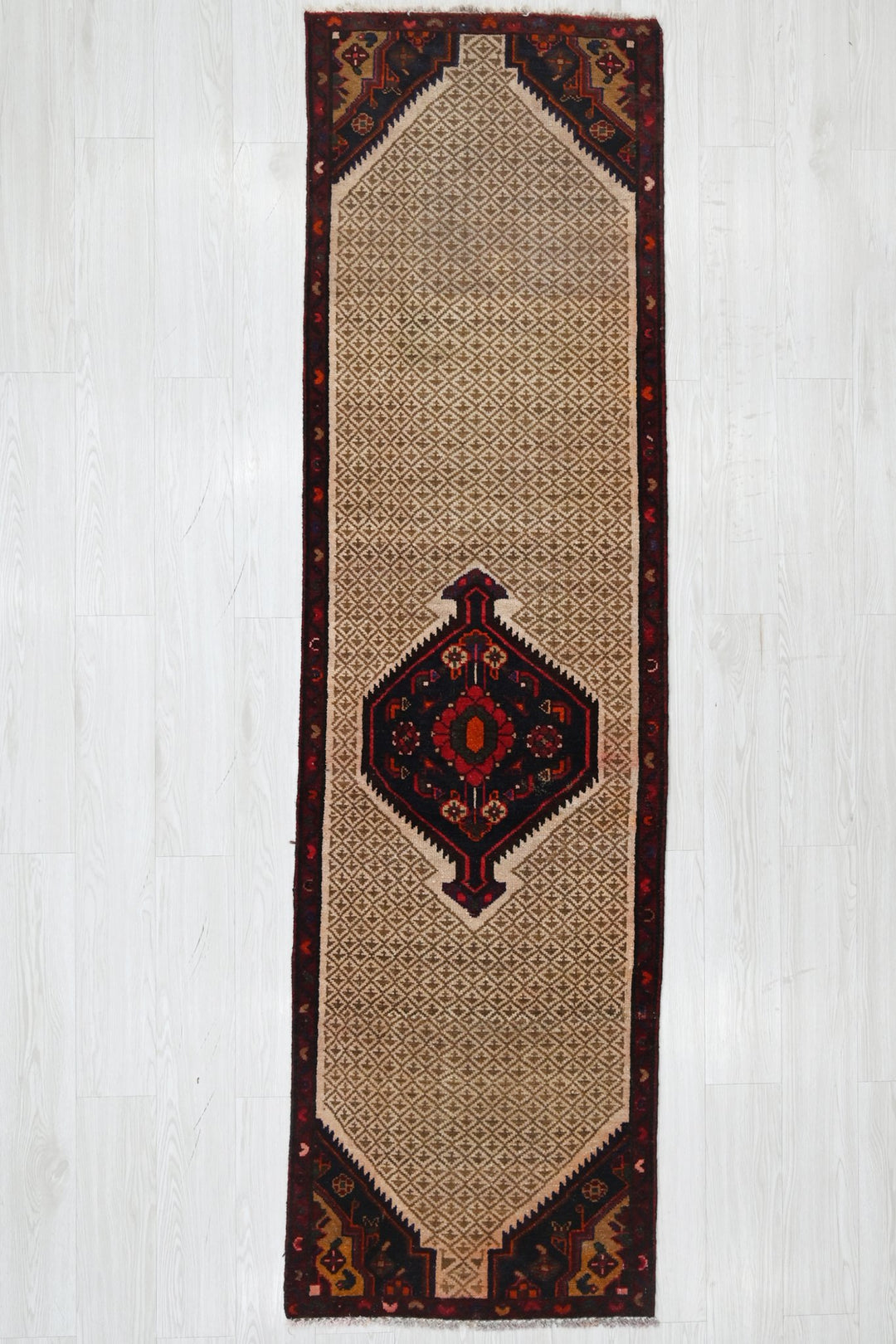brown Runner rug 2' 4" x 8' 2"
