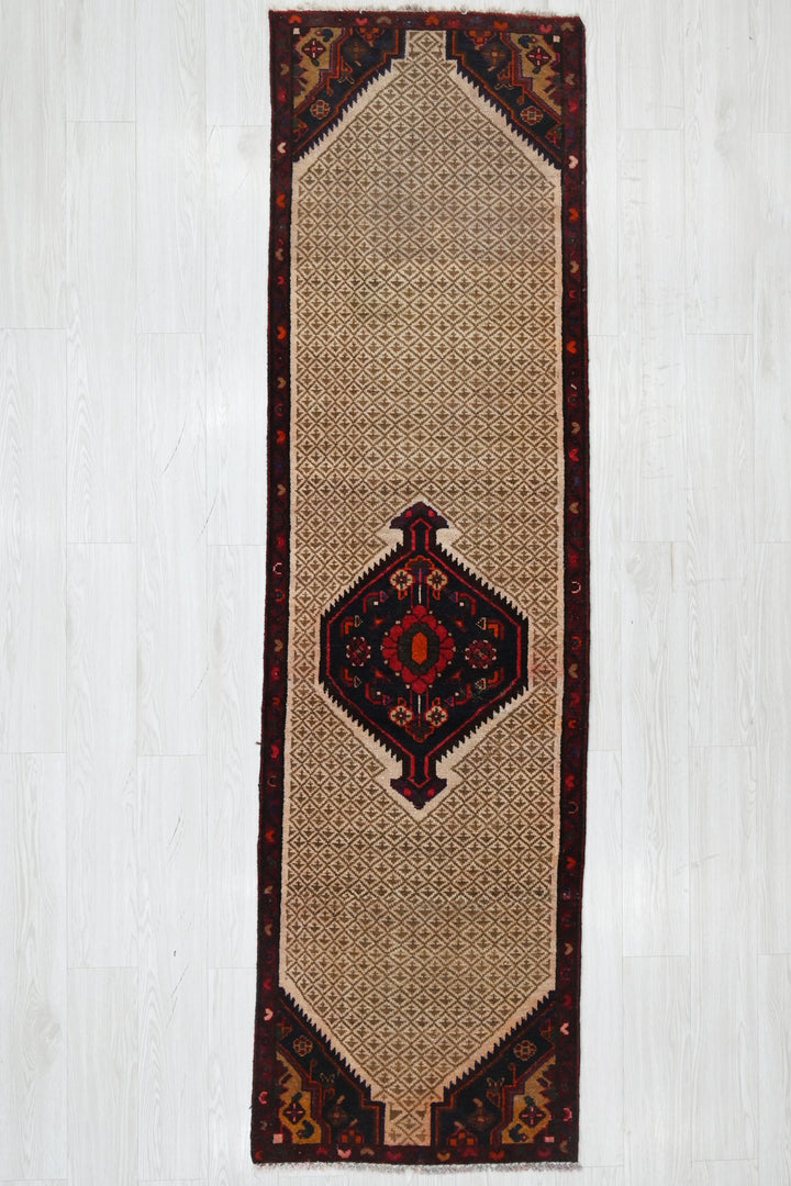 brown Runner rug 2' 4" x 8' 2"