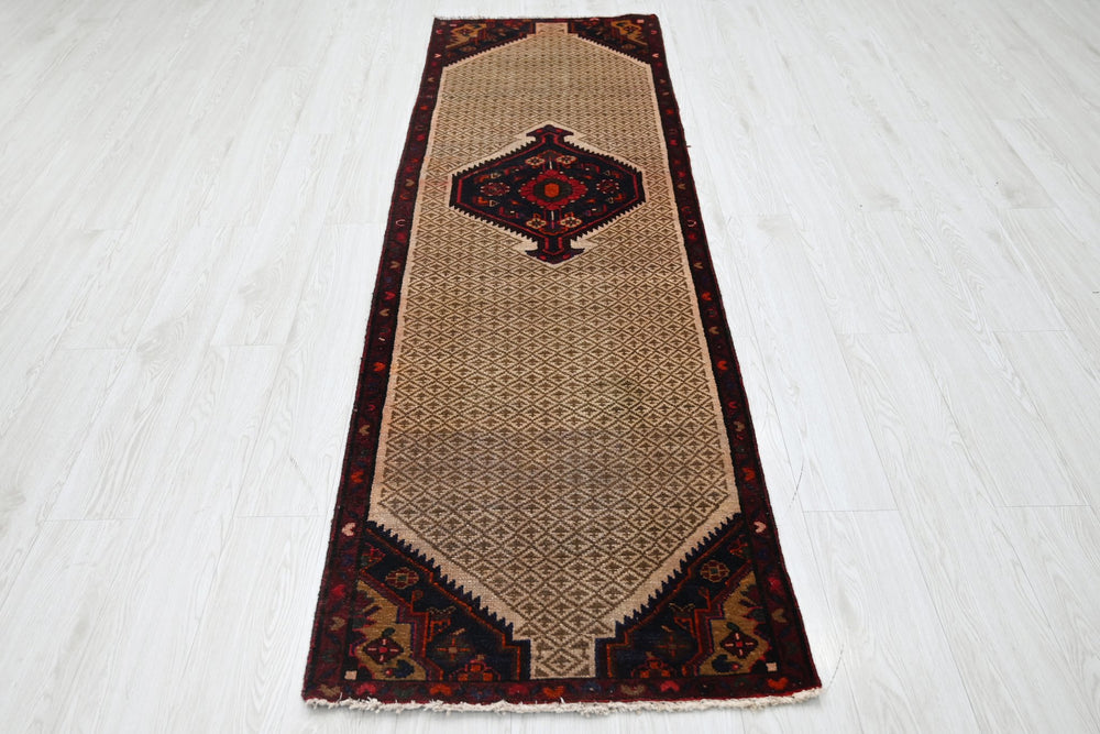 brown Runner rug 2' 4" x 8' 2"