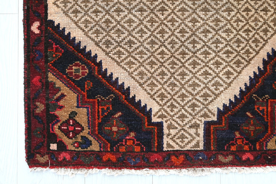 brown Runner rug 2' 4" x 8' 2"