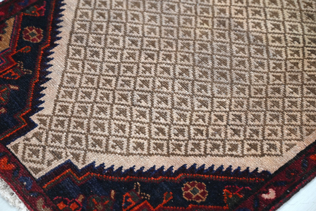 brown Runner rug 2' 4" x 8' 2"