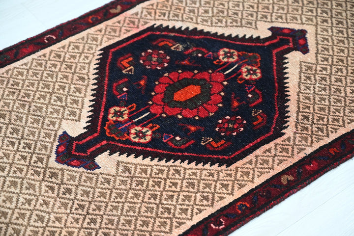 brown Runner rug 2' 4" x 8' 2"